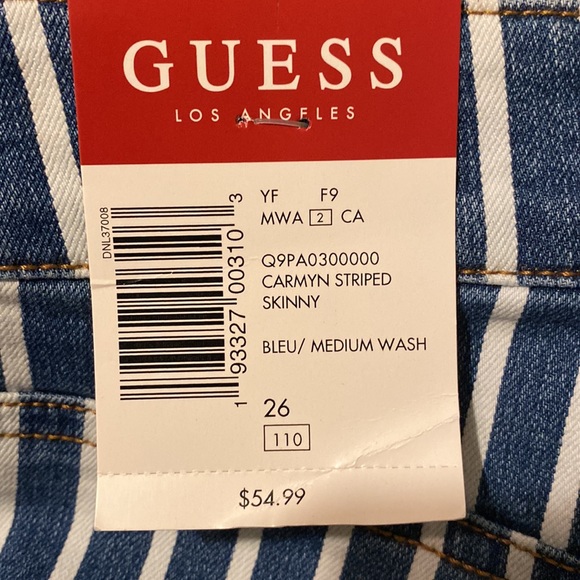 Striped high waist jeans - Picture 4 of 6